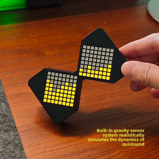 Electronic Hourglass | Creative and Fun High-Tech Desktop Ornament | Birthday Gift for a Male Friend