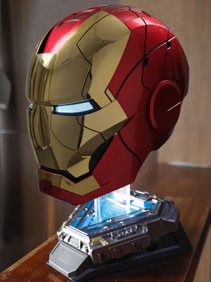 US | Autoking|hammer Mk5 ironman helmet |  Voice Control | 4/8 Multi-piece Opening | mk42 arm