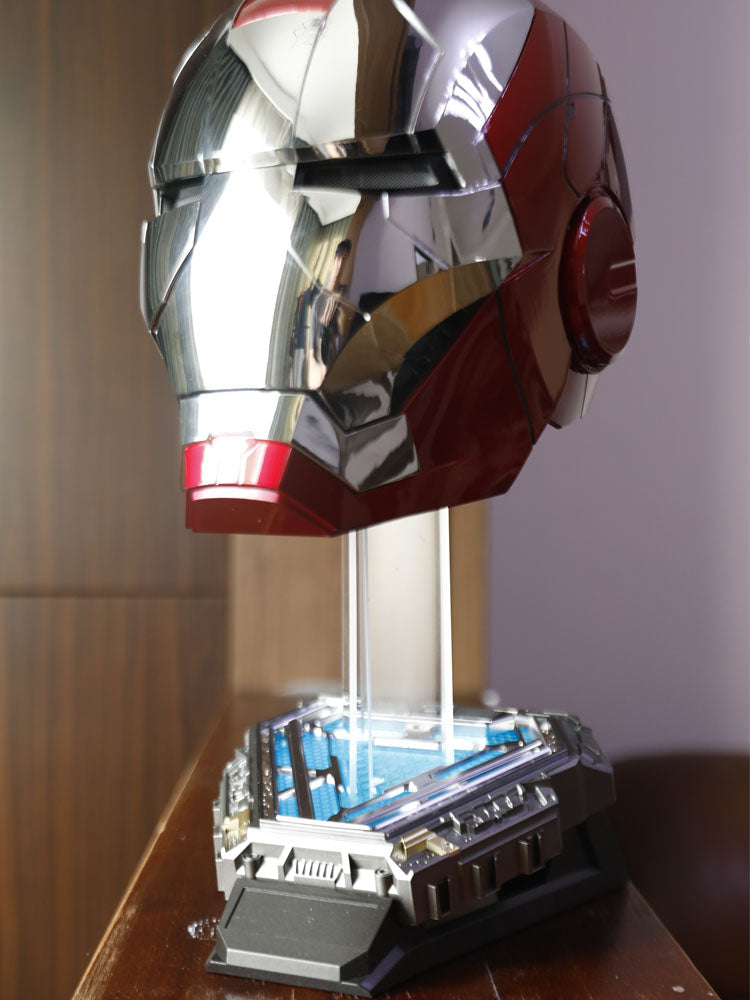 US | Autoking|hammer Mk5 ironman helmet |  Voice Control | 4/8 Multi-piece Opening | mk42 arm