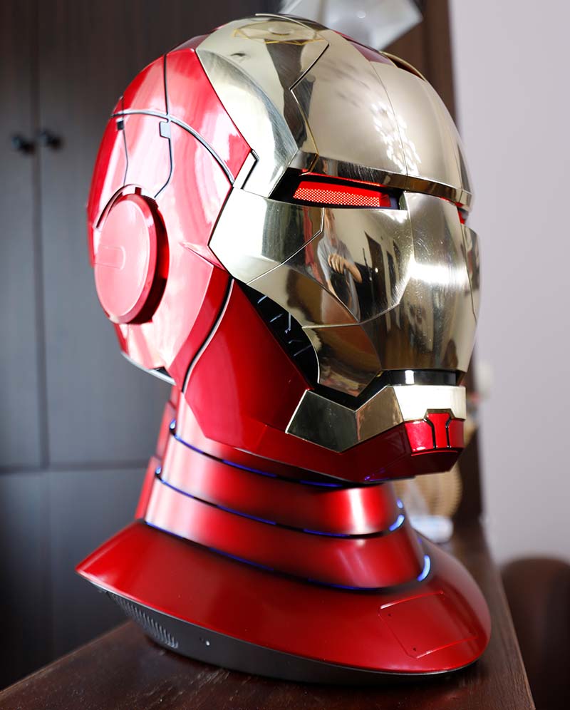 US | Autoking|hammer Mk5 ironman helmet |  Voice Control | 4/8 Multi-piece Opening | mk42 arm