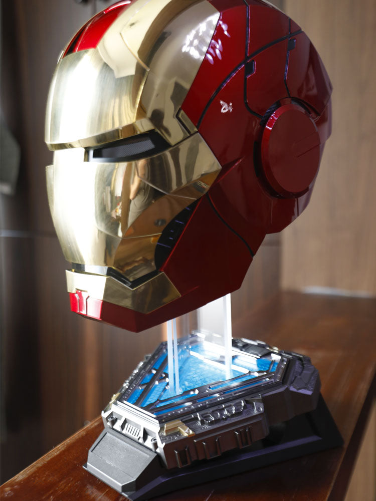 US | Autoking|hammer Mk5 ironman helmet |  Voice Control | 4/8 Multi-piece Opening | mk42 arm