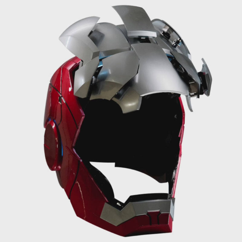 US | Autoking|hammer Mk5 ironman helmet |  Voice Control | 4/8 Multi-piece Opening | mk42 arm
