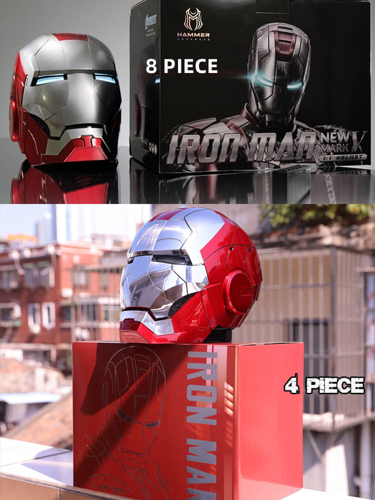 US | Autoking|hammer Mk5 ironman helmet |  Voice Control | 4/8 Multi-piece Opening | mk42 arm