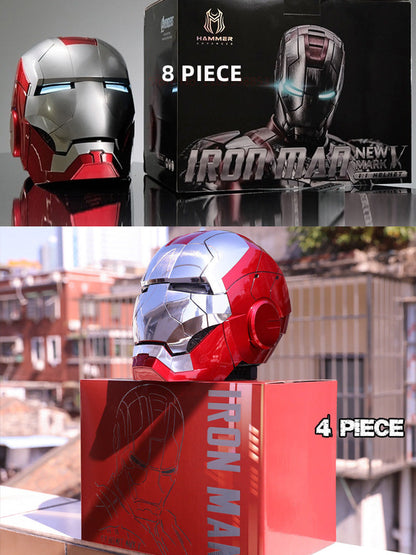 US | Autoking|hammer Mk5 ironman helmet |  Voice Control | 4/8 Multi-piece Opening | mk42 arm