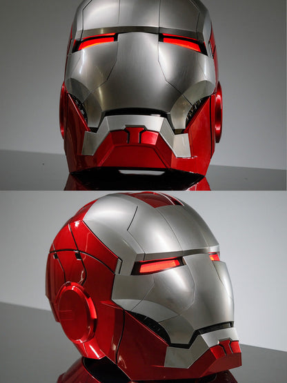 US | Autoking|hammer Mk5 ironman helmet |  Voice Control | 4/8 Multi-piece Opening | mk42 arm