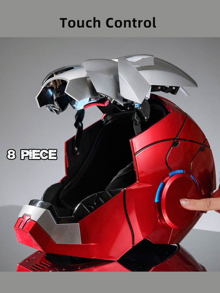 US | Autoking|hammer Mk5 ironman helmet |  Voice Control | 4/8 Multi-piece Opening | mk42 arm