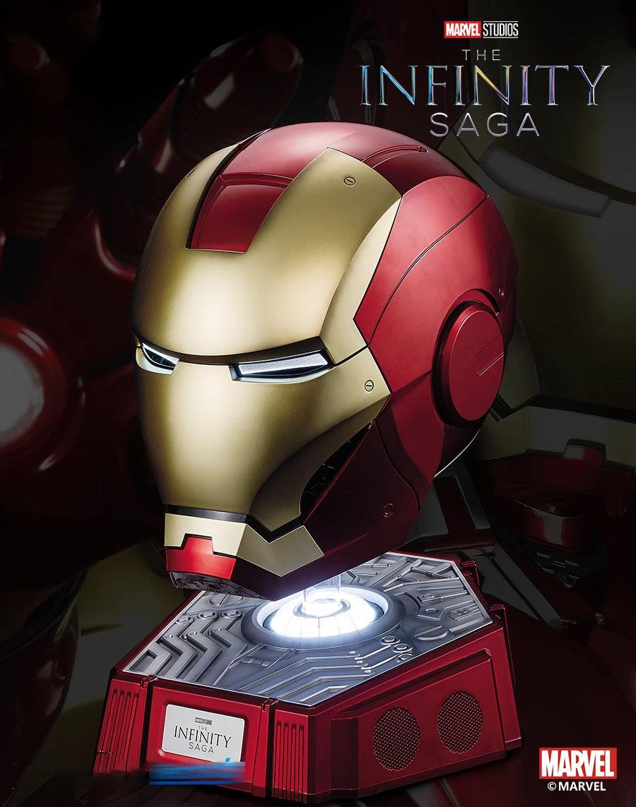 Disney Genuine | Mk7 ironman helmet | English voice control | mask can be removed