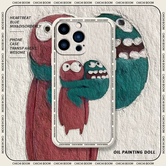 Oil painting doll | iphone17/16 phone case |  shockproof