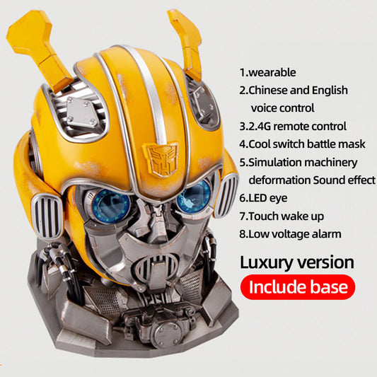 1:1 Bumblebee Helmet Wearable Helmet Mask Voice Control